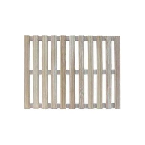 PEDANA DOCCIA IN LEGNO RETTANGOLARE Misura: cm 55 x 68
