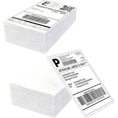 500 Sheets 2×250 Self-Adhesive Labels 4" x 6" (100×150 mm) Thermal Shipping Labels Adhesive Package Tracking Compatible with Most Printers (1/5)