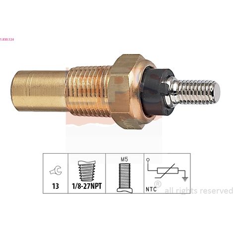 Sonde, température du liquide de refroidissement EPS 1.830.124 FORD 1 657 685