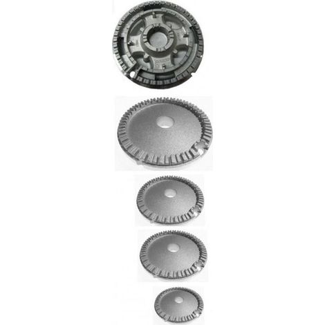 REX ELECTROLUX ZANUSSI BRUCIATORI PER CUCINA GAS CON CORONA 5 PZ B 4460 59 (1/2)