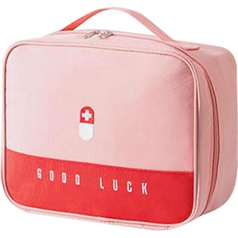 Trousse de premiers secours portable, sac de rangement de voyage, avec mini-sac pour fournitures médicales, idéale pour la randonnée en famille, le camping, le bureau et le lieu de travail.
