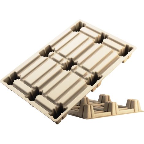 FRANKEL kaiserkraft, Palette en fibre moulée, euro, L x l x h