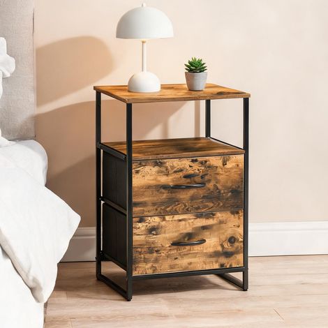 Armoire de rangement marron en MDF 45 x 40 x 70,5 cm (1/5)