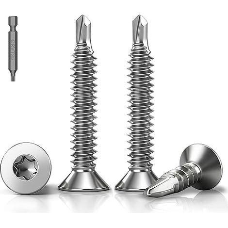 DIN7504 Torx Self-Drilling Screws Stainless Steel 410, M5.5 x 50 mm (1/5)