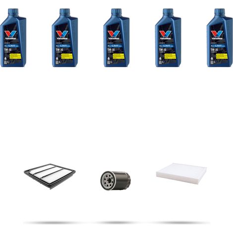 Kit tagliando 3 FILTRI e 5L OLIO compatibile con Hyundai Tucson II 1.6 T-GDi 130kw dal 2015 (1/5)