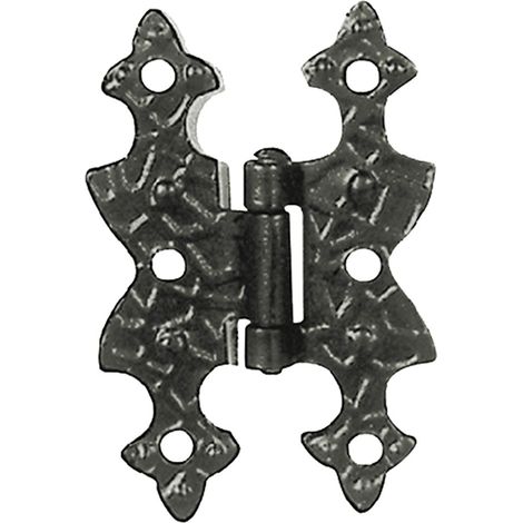 Cerniera Verticale In Ferro Battuto Mm 70X45 Cf. 10 Pz