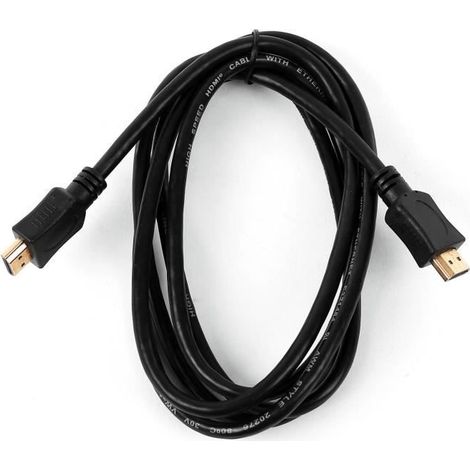Câble HDMI - FRONT STAGE - 2m - Noir - Connecteurs HDMI - Connexion multimédia