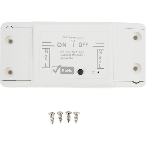Ortviai Interrupteur WiFi Intelligent pour Éclairage et Appareils Domestiques – Modèle SCW NF101, 90–250 V AC, 10 A (1/3)