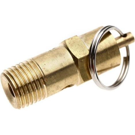 Create idea Safety valve 1/4" BSP Air compressor Pressure sensor 145PSI 10BAR brass (1/4)