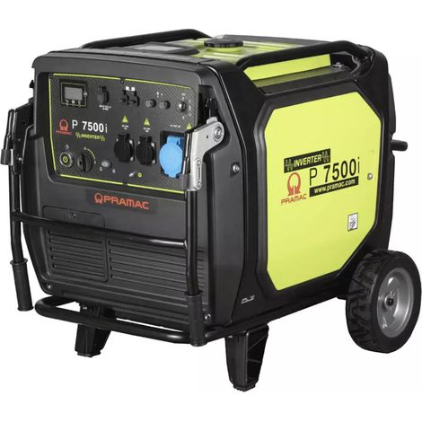 Generatore Inverter Pramac P7500i 7 kW 230 V Avviamento Elettrico carrellato (1/4)