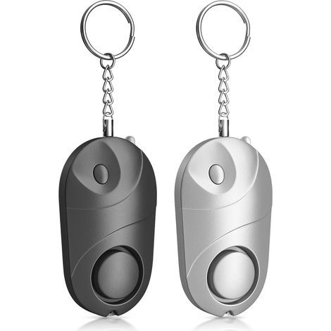 Alarme Personnelle Safe Sound de Sécurité Personnelle Porte-clés sirène 130 DB avec lumière pour Enfants/Femmes/Personnes (1/5)