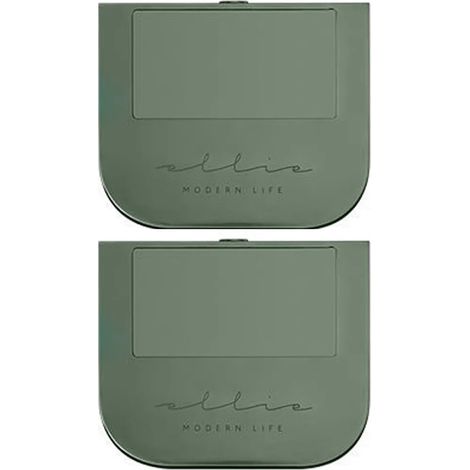 Elevadores de asiento de inodoro (paquete de 2), elevadores de tapa de inodoro sin contacto, elevadores de asiento de inodoro modernos y prácticos, mango de elevador de asiento de inodoro transparente