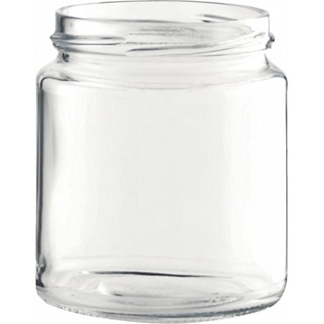 Barattoli in vetro per conservazione alimenti boccacci "America" da 314 ml -Confezione da 24 pezzi (1/2)