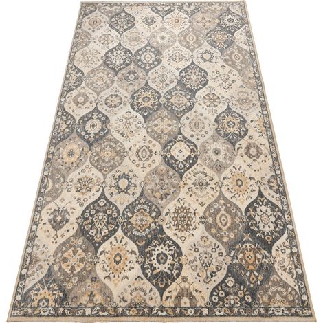 Wollteppich LEGEND 468 05 GB500 OSTA - orientalisch, exklusiv beige / grau beige 200x300 cm