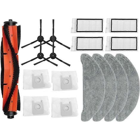 Pour aspirateur Roidmi Eve Plus SDJ01RM XCLEA H30 Plus : brosse principale, filtre, sac à poussière, chiffon de nettoyage. filtre, sac à poussière et chiffon de nettoyage. (1/5)