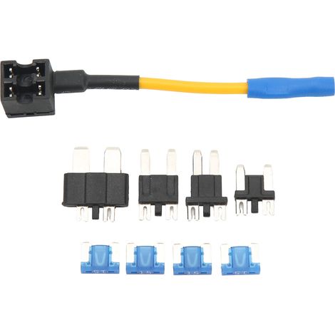 Kfz-Sicherungsadapter mit hoher Leitfähigkeit, zerstörungsfreie Modifikation, Flachsicherungshalter-Kit 14AWG 32V (1/5)