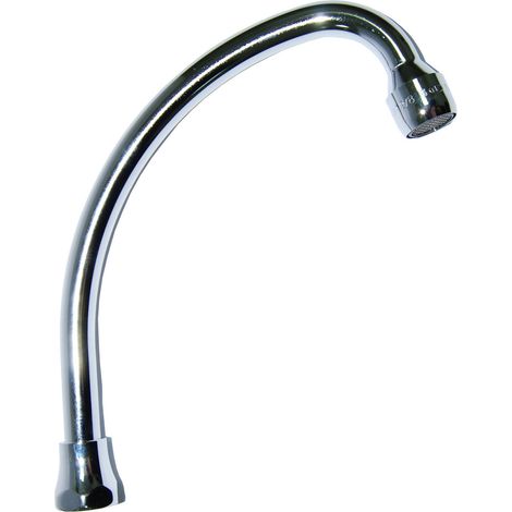 Boutt 3179142 BEC20150 - Bocca di erogazione a collo di cigno con attacco femmina 20 x 27,  18, lunghezza: 150 mm