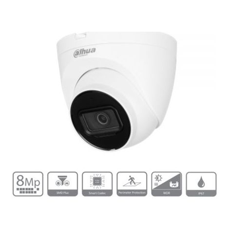DAHUA - Dome ottica fissa 8 mpx - IPC-HDW2841T-S
