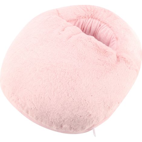 Coussin chauffant USB pour pieds, chauffe-pieds électrique d'hiver pour bureau, chaussons et chaussures (Rose)
