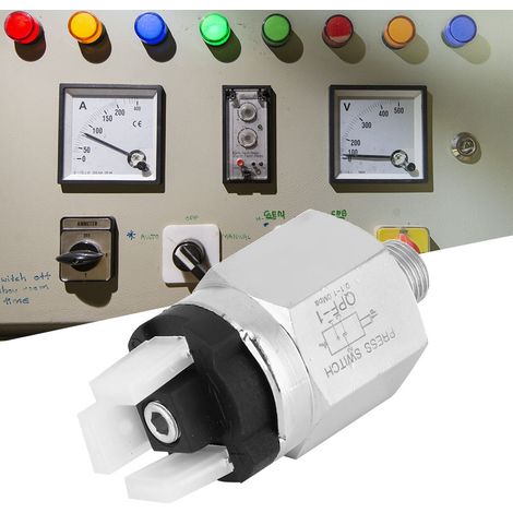Pressostat réglable G1/8in NC/NO 0,11 MPa AC220V 48VAC/DC (1/5)