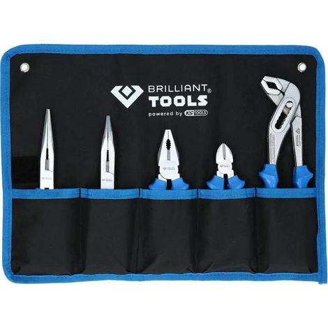Brilliant Tools Set di pinze multicolore 5 pezzi