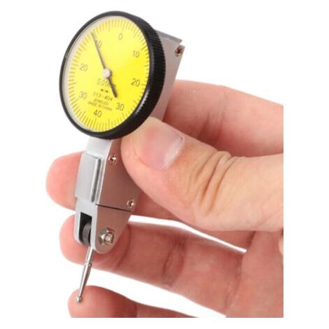 Indicateur à Cadran, 0-0,8 mm Comparateur de Précision avec Lecture 0.01mm, Indicateur de Test Outil de Mesure (1/5)