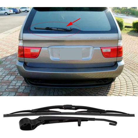 Jeu de Bras et Balais d'Essuie-Glace pour Pare-Brise Arrière BMW X5 E53 1999‑2006 - Référence 61627068076 (1/5)
