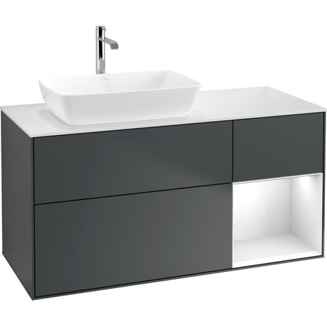 Villeroy & Boch F811GFHG Meuble sous-lavabo Finion F81 (1/2)