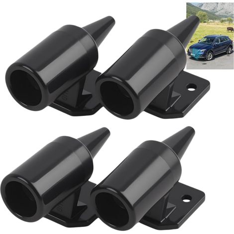 4 Pièces Sifflet Ultrason Anti Gibier,Dispositif de Protection Anti-Collision Cerf Lièvres,Avertissement Ultrason avec Pads Adhésifs pour Voitures Camions Motos,Installation Facile (1/5)