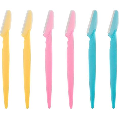 Rasoir Dermaplaning - Lame En Acier Inoxydable Avec Protection Précise - Pour Épilation Visage Et Sourcils - Lot De 6 (1/5)