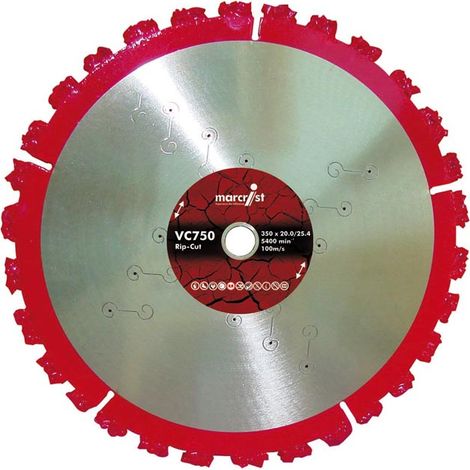 Universal-Trennscheibe VC750 Rip-Cut 350mm x 25,4/20,0mm