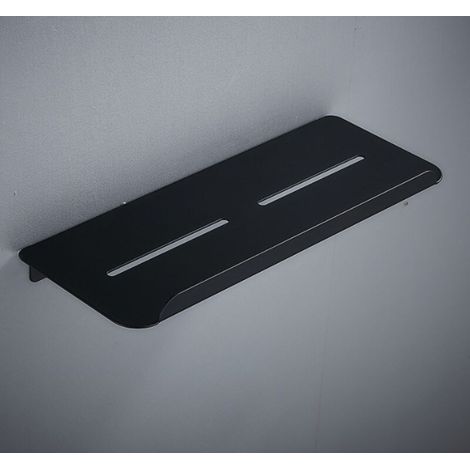 Etagère Murale Noire, Étagere Murale Bois 1 Niveaux Très Belles Etagere avec Longueur 30cm pour Salle de Chambre, Bureau, Salon, etc (1/5)