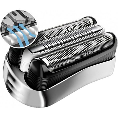 Hochwertiges Kombipack Doppel-Scherfolie Messer Rasierklinge Ersatzteil für Braun Braun Series 3 3090cc 3095 310 310S 310s 320 320S 320s 320s-4