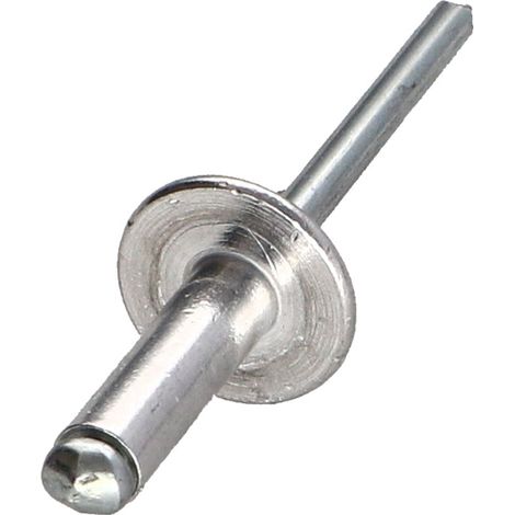 Rivet aveugle Aluminium Tige acier 5X25 Tête EXTRA Large