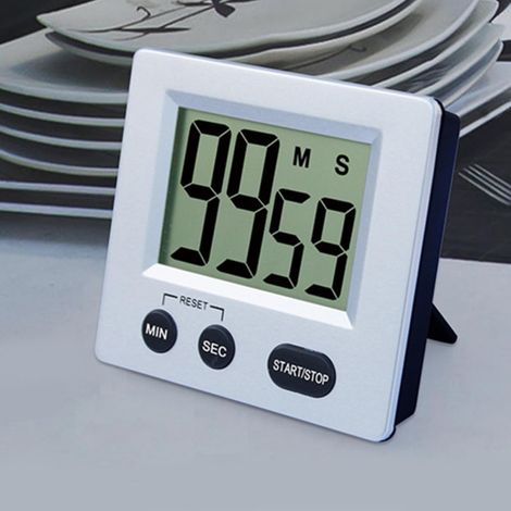 Tofficu Minuteur Cuisine Numérique Aimanté Écran Large LCD (1/5)