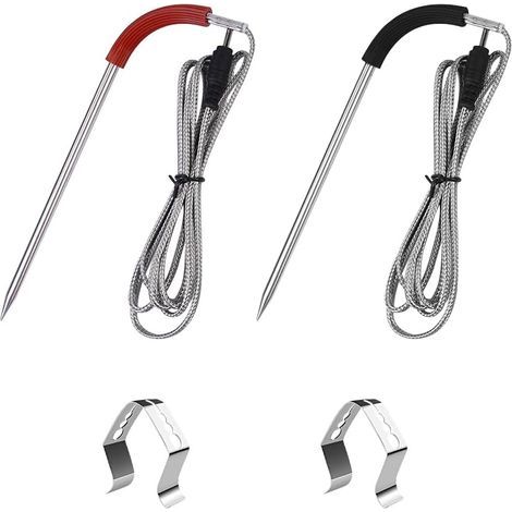 Lot de 2 sondes de Rechange pour Gril compatibles avec Les thermomètres à gaz et à fumée Weber (1/4)
