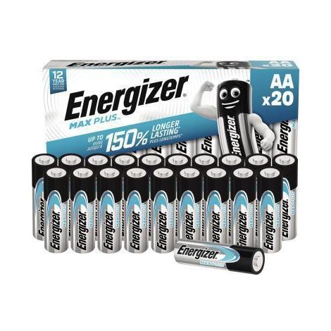 ENERGIZER Batterie Energizer® Max PlusT AA/Mignon LR6 Alkaline 1,5V 20 St./Pack.