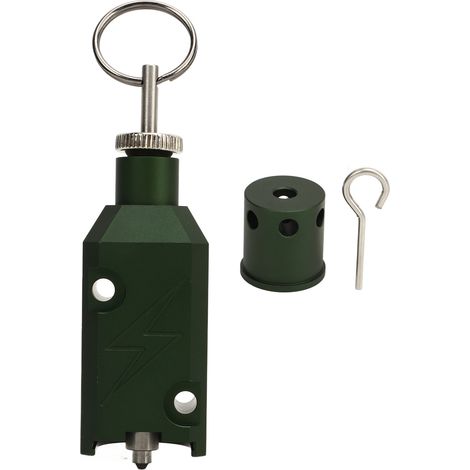 Alarme de Périmètre Réutilisable en Alliage d'Aluminium pour Sécurité Extérieure - Système d'Alerte Précoce Vert Olive (1/5)
