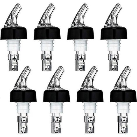 8-teiliges Set automatischer Dosierflaschenausgießer, Flaschenausgießer 1 oz/ 30 ml (1/5)