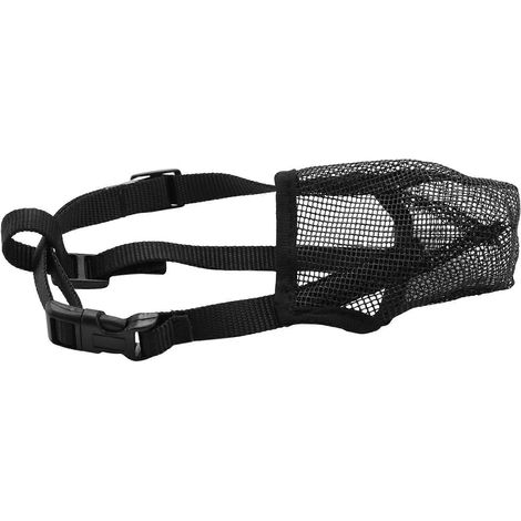 Muselière pour chien, muselière en maille souple pour chiens de petite, moyenne et grande taille (Labrador, Berger allemand), muselière respirante et ajustable (taille S). (1/5)