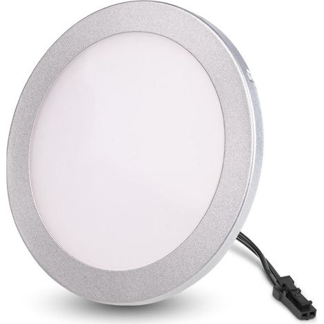 LED Mini Panel rund 3W 12V IP20 Ø100mm - Lichtfarbe: Warmweiß 3000K