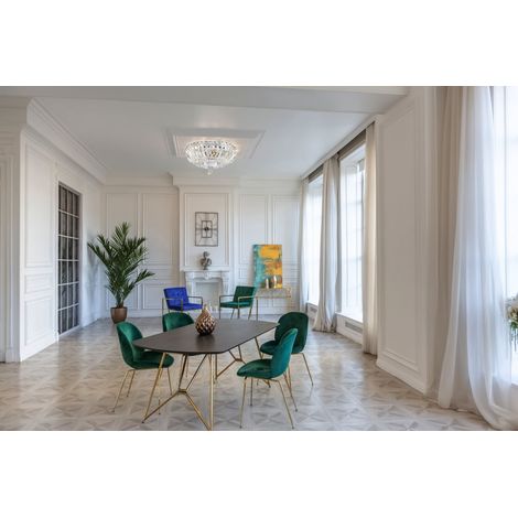 Lampadario Royal Classic in Metallo Basfor Nickel Antique (1/3)