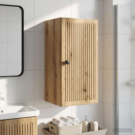 vidaXL Armario de pared para baño EDE Roble artisan 30 x 31 x 59 cm (1/5)