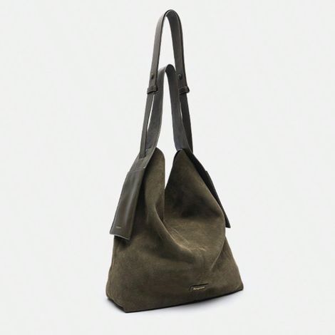 Sac polyvalent spacieux en daim, sac de transport confortable (1/5)