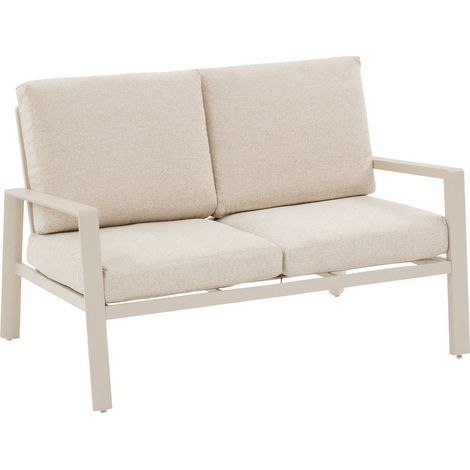 Gartensofa Luzane 2-Sitzer Lehm - Hespéride