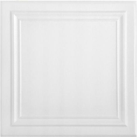 Carreaux de Plafond en Mousse étanche à l'eau étanche à l'humidité Auto-Bricolage Faire PVC Plastique Plafond Chambre Salon décoration (Color : 50 x 50 cm, Size : 50PCS) (1/5)