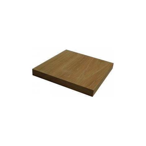 Quincadeco – Carré chêne massif 19 x 19 cm – Finition ponçage fin – Fabrication française – Qualité 1er choix sans fentes