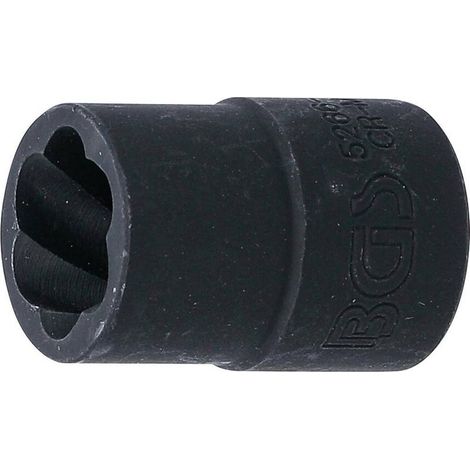 Douille Spiralée Extracteur de Vis 12,5 mm (1/2) - Extraction Facile et Efficace, Acier - (1/5)