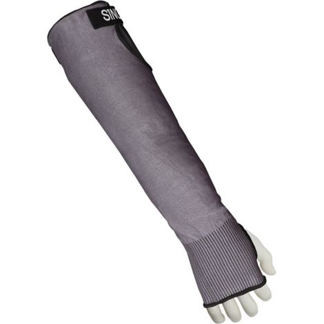 Manchette de protection anti-coupure ambidextre avec bande de serrage Singer Safety Gris Unique (1/2)