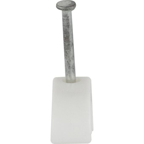 Collier à clou REV, 7... 11 mm, blanc, 200 pièces